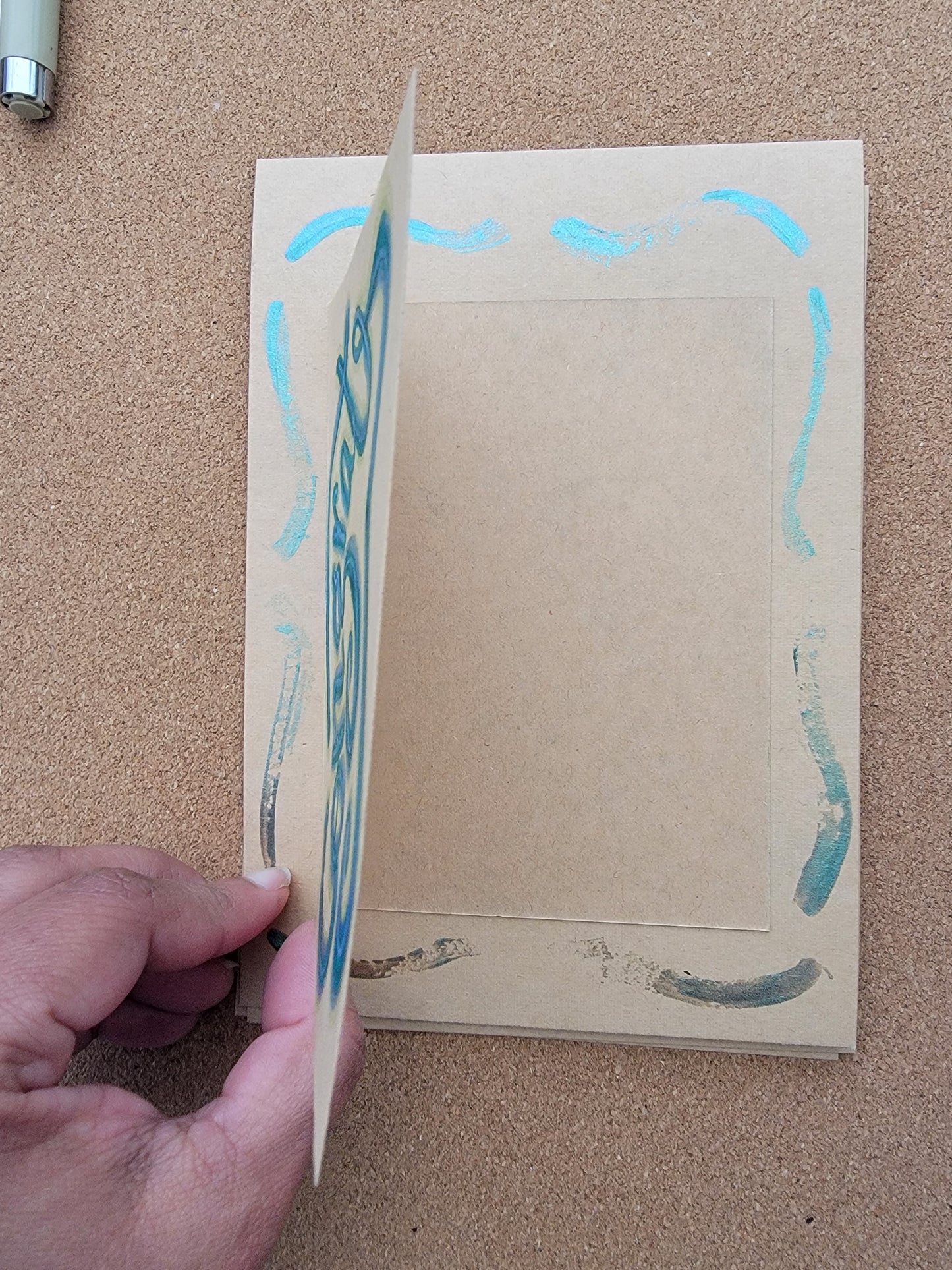 Handmade 4.5" X 6.5" Greeting Card - "Congrats"