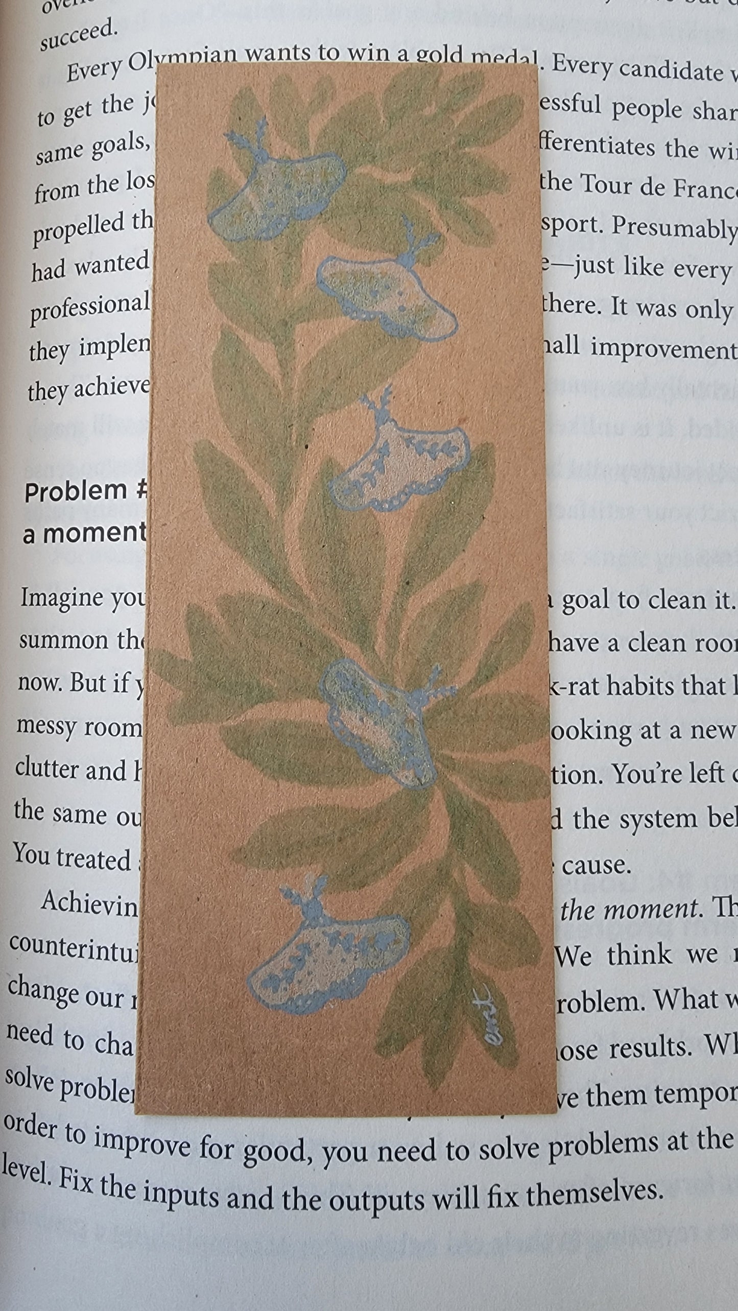 Bookmark: Resting Moths