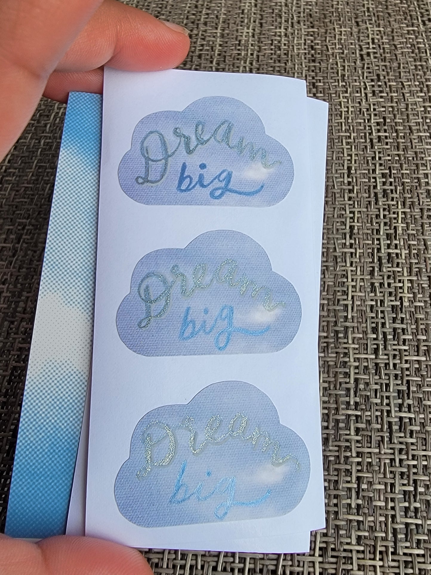 Tiny clouds mini sticker sheet