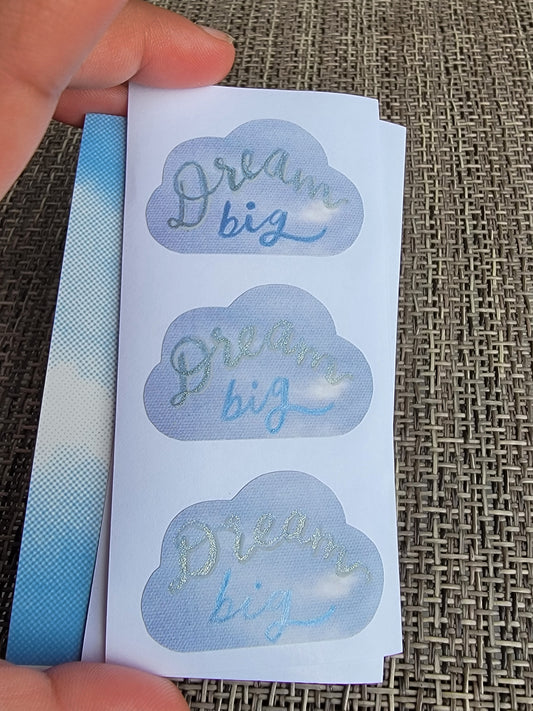 Tiny clouds mini sticker sheet