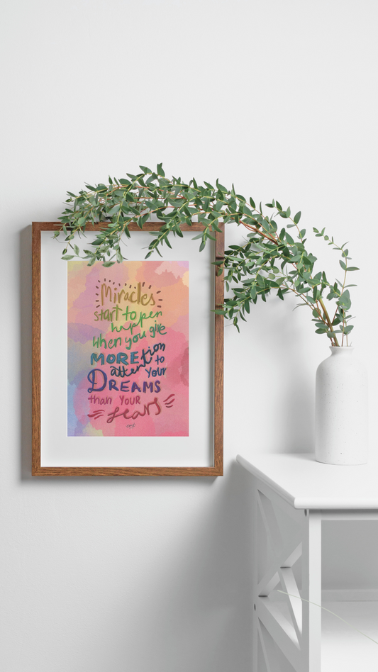 Print: Start Your Miracles